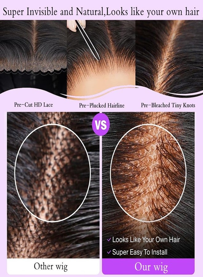 Tahikie 7x6 Body Wave Glueless Wigs Human Hair Pre Plucked Pre Cut 250% Density Drawstring Wig Human hair 7x6 HD Lace Front Wigs Human Hair for Black Women Pre Everything Ready to Go Wig 20inch - Image 4